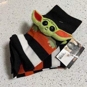 Star Wars Bounty baby Socks not just Halloween Socks he peeks out of boots